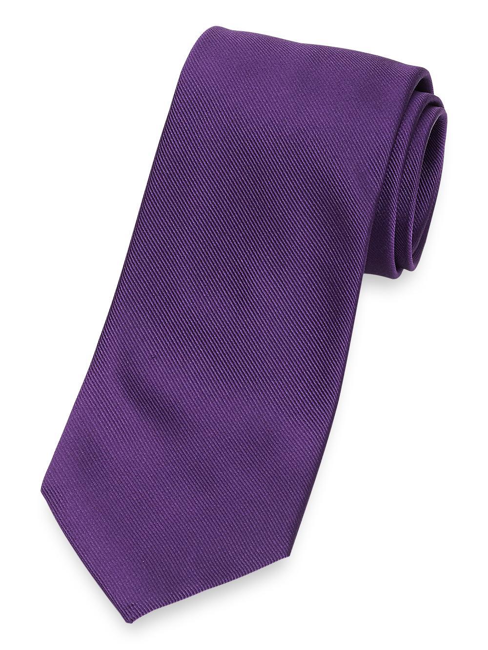 Solid Twill Woven Silk Tie - Pink Product Image