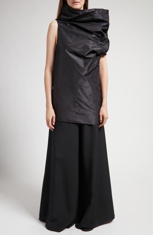 Aria Asymmetrical Draped Organza Top Product Image