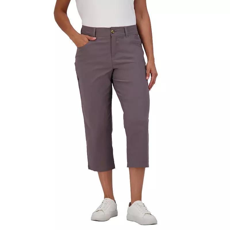 Womens ZeroXposur Sacramento Stretch Capris Grey Product Image