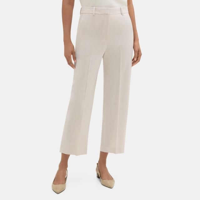 Sevona Stretch Wool High-Waist Straight Pant | Theory Outlet Product Image