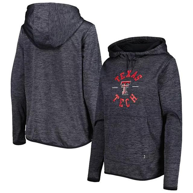 Womens Under Armour Heathered Black Texas Tech Red Raiders Fleece Pullover Hoodie Product Image