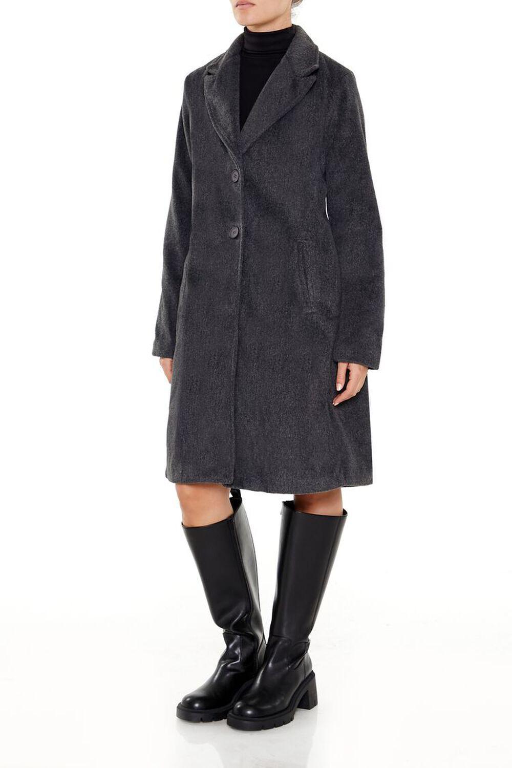 Wool Longline Coat | Forever 21 Product Image