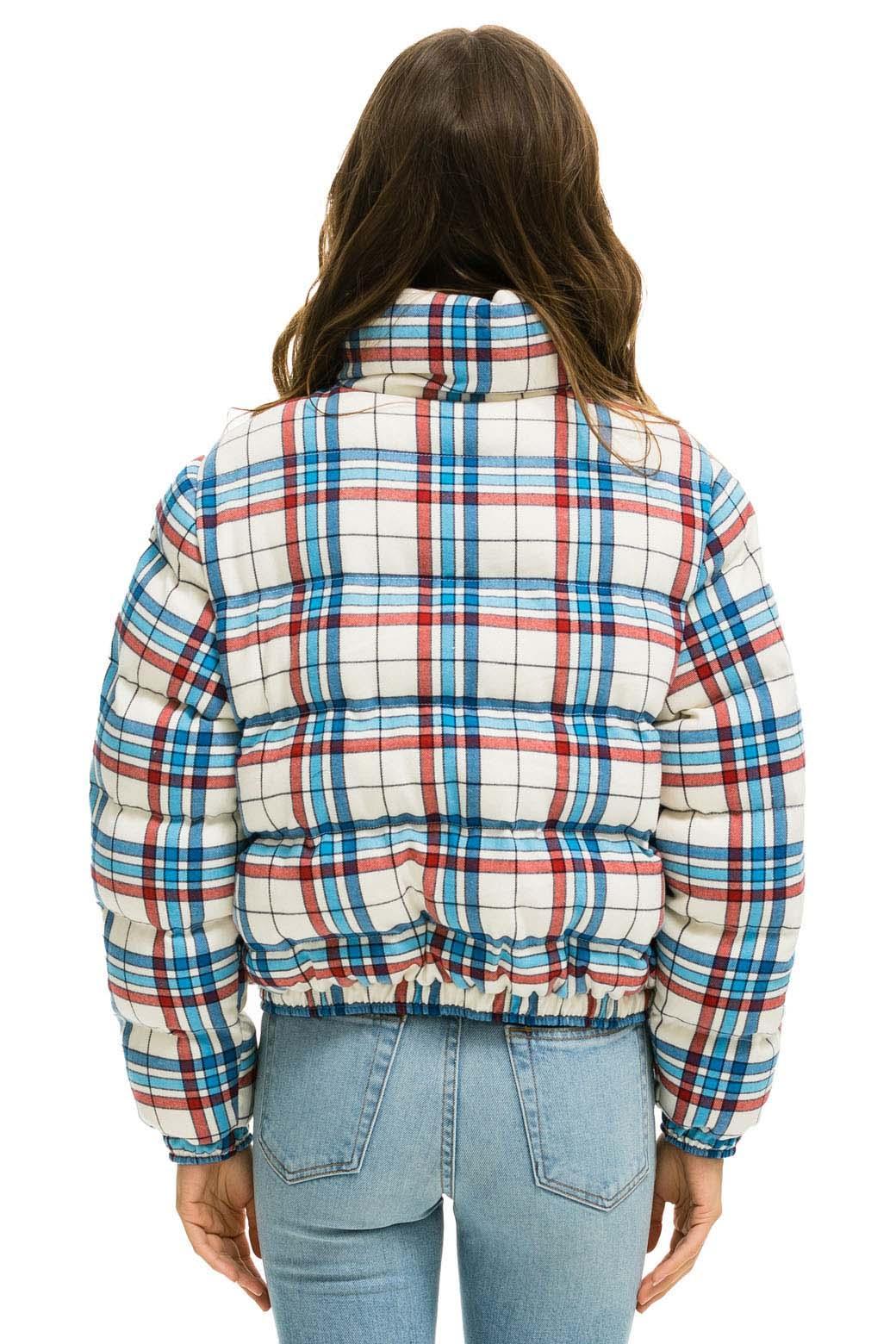 APRES PLAID PUFFER JACKET - MONTAUK PLAID Female Product Image