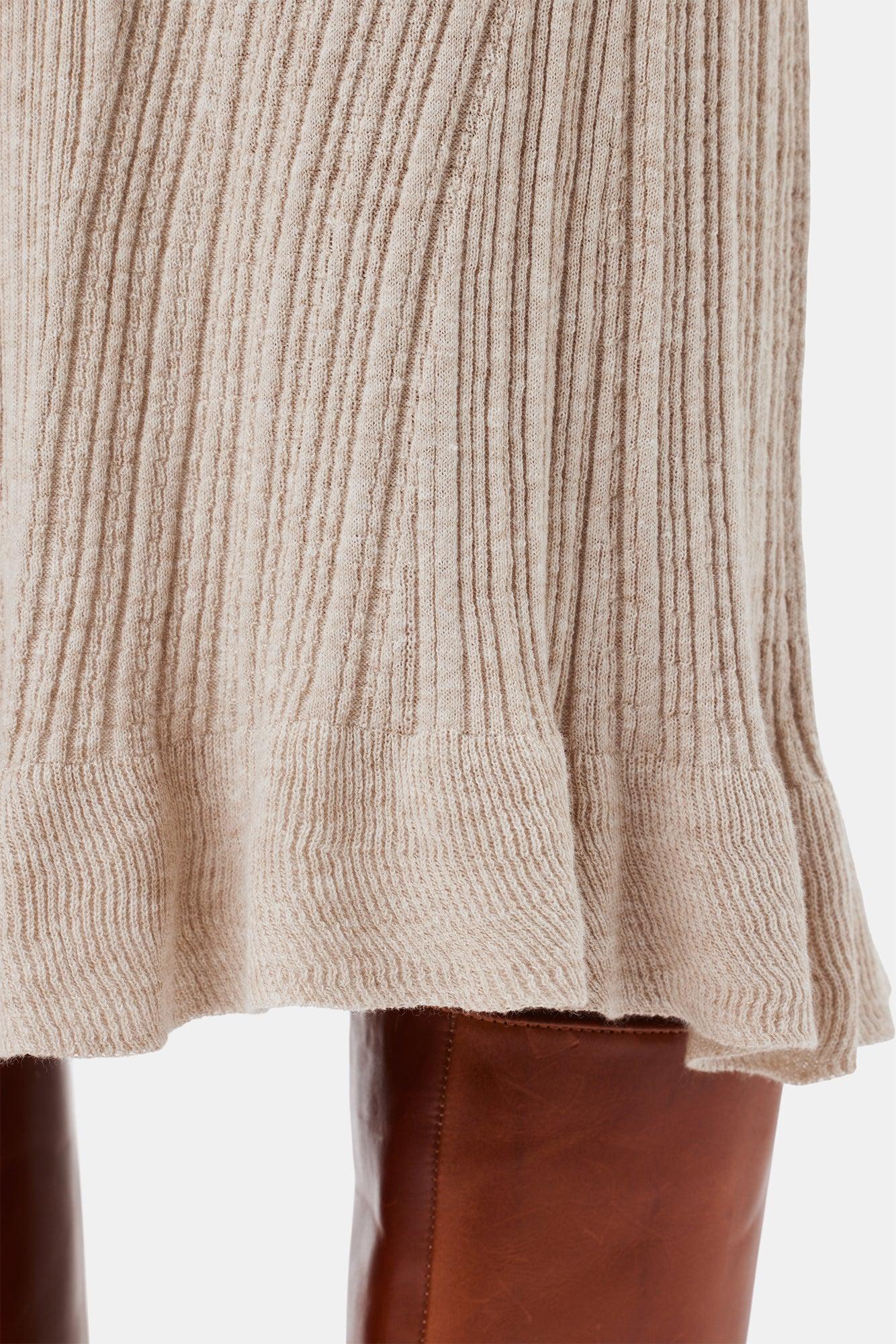 Claire Sweater Dress - Oatmeal Product Image