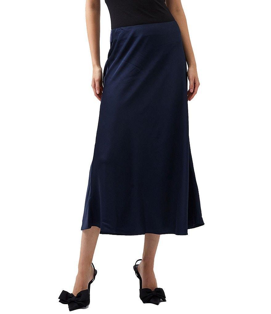 French Connection Ennis Satin Midi Skirt Product Image