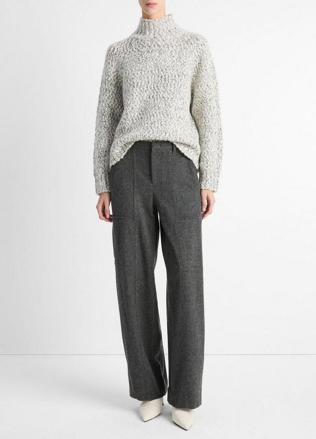 Italian Herringbone Wool-Blend Utility Pant Product Image