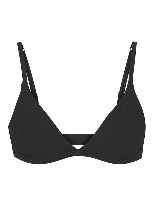 Womens Cotton Jersey Triangle Bralette Product Image