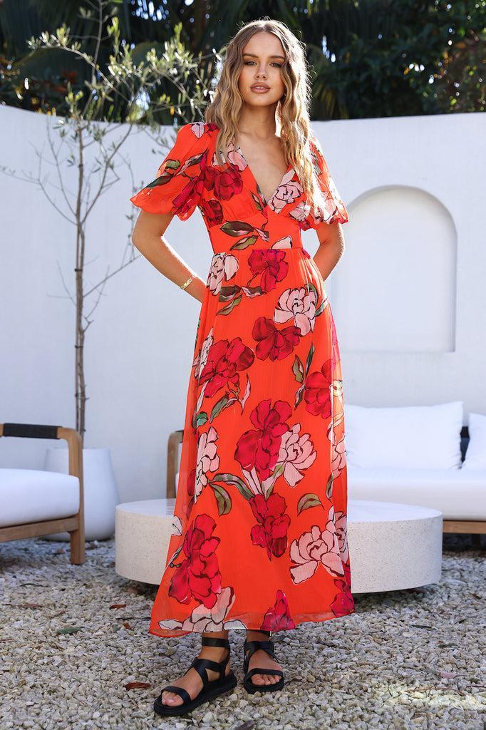 This Love Of Mine Maxi Dress Orange Product Image