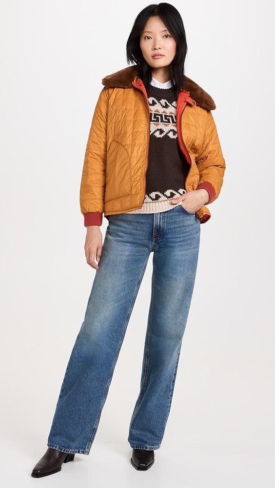 THE GREAT Outdoors The Reversible Down Logger Puffer | Shopbop Product Image