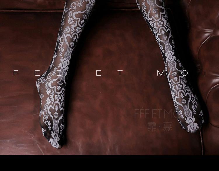 Jacquard Pantyhose Product Image