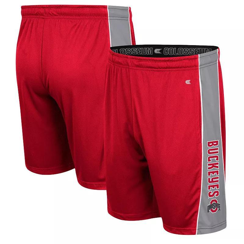 Mens Colosseum Scarlet Ohio State Buckeyes Panel Shorts Product Image