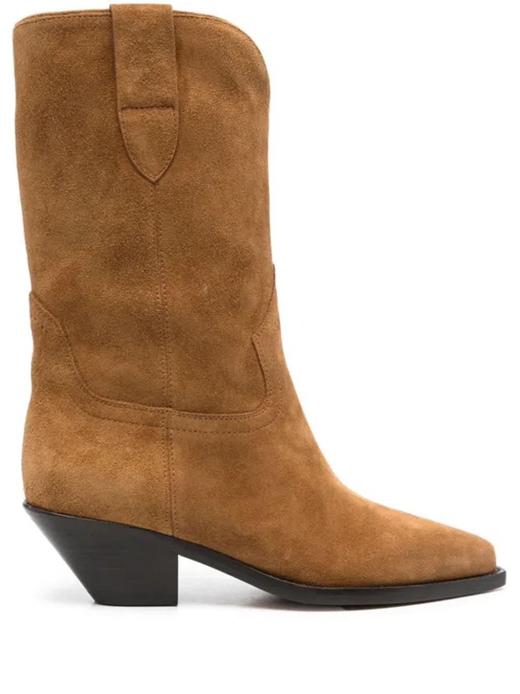 ISABEL MARANT 50mm Dahope Cowboy Boots In Brown Product Image