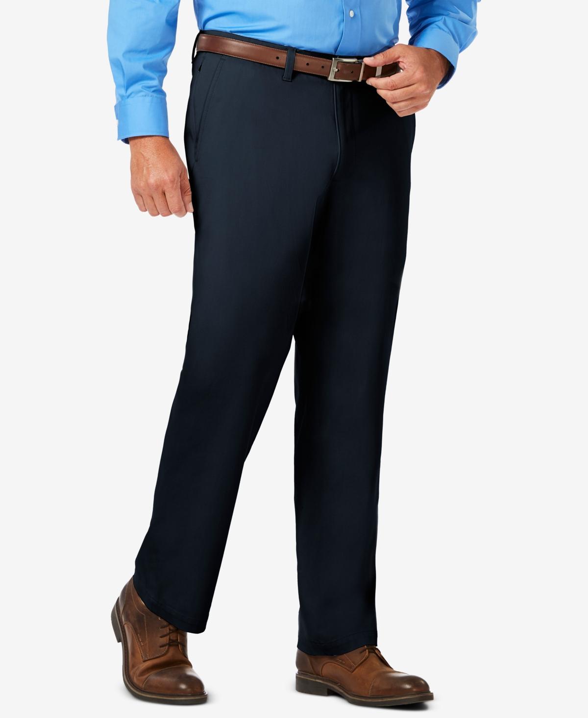 J.m. Haggar Mens Luxury Comfort Classic-Fit Performance Stretch Casual Pants Product Image