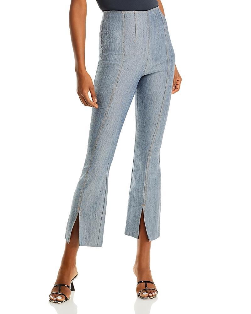 Womens Laurie High-Rise Stretch Flared Crop Jeans Product Image