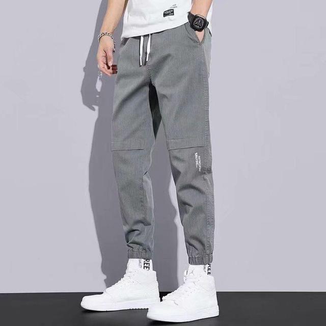 Drawstring Waist Plain Harem Pants Product Image