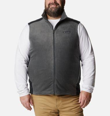 Big & Tall Columbia Steens Mountain Vest, Mens Grey Heather Product Image