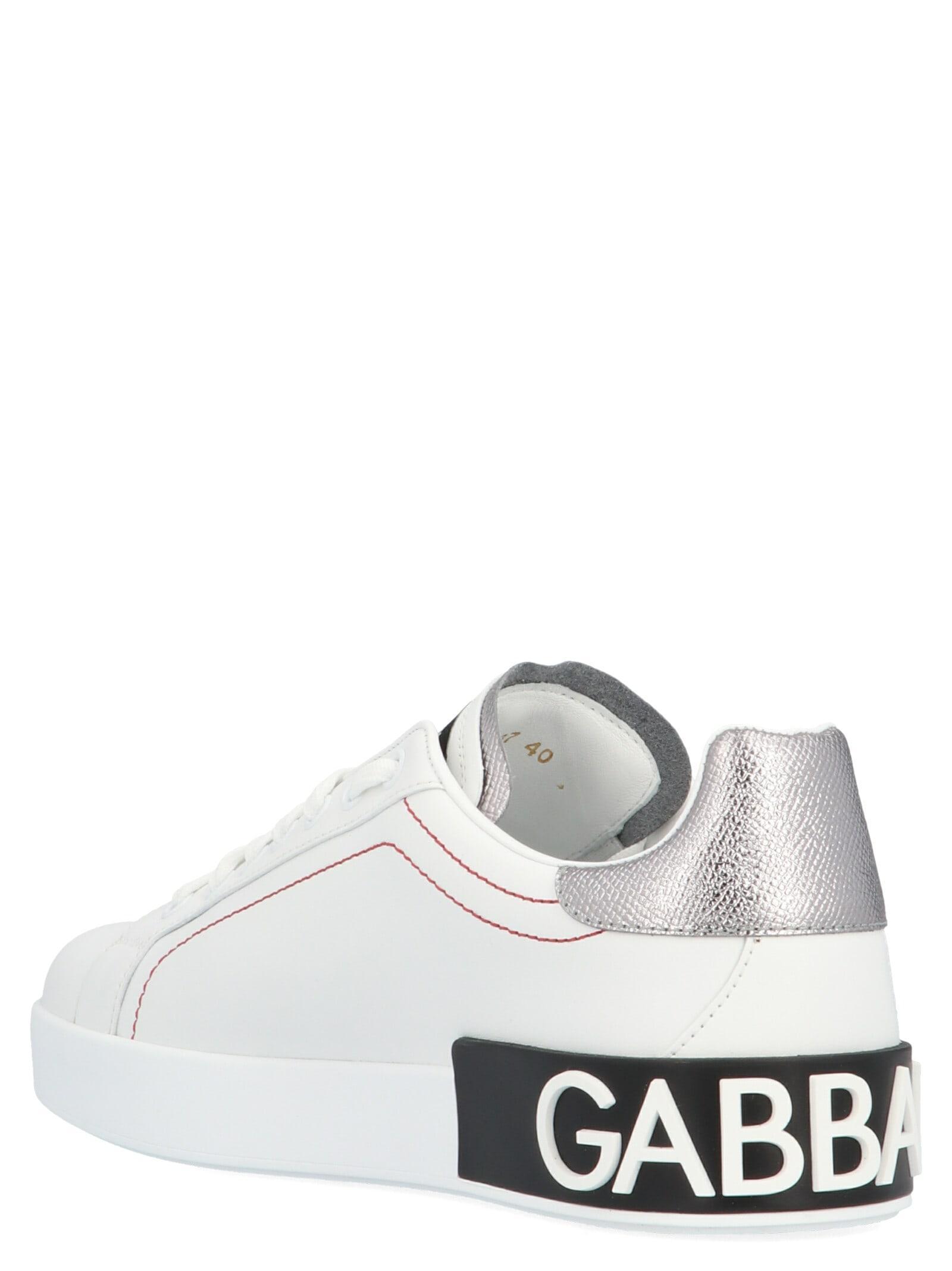 Portofino Sneaker In Bianco Argento Product Image