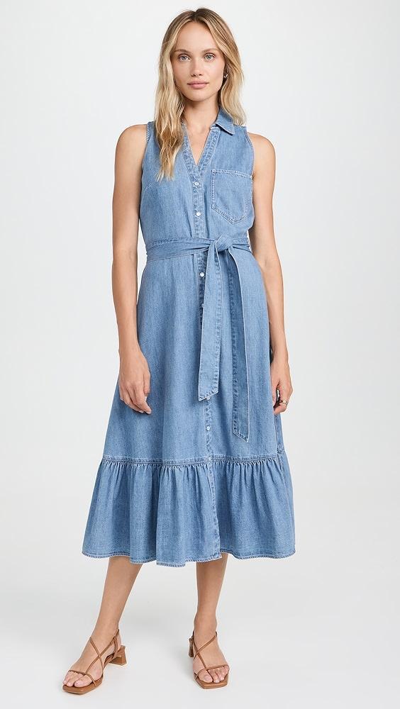 Veronica Beard Jean Edwina Sleeveless Midi Dress | Shopbop Product Image