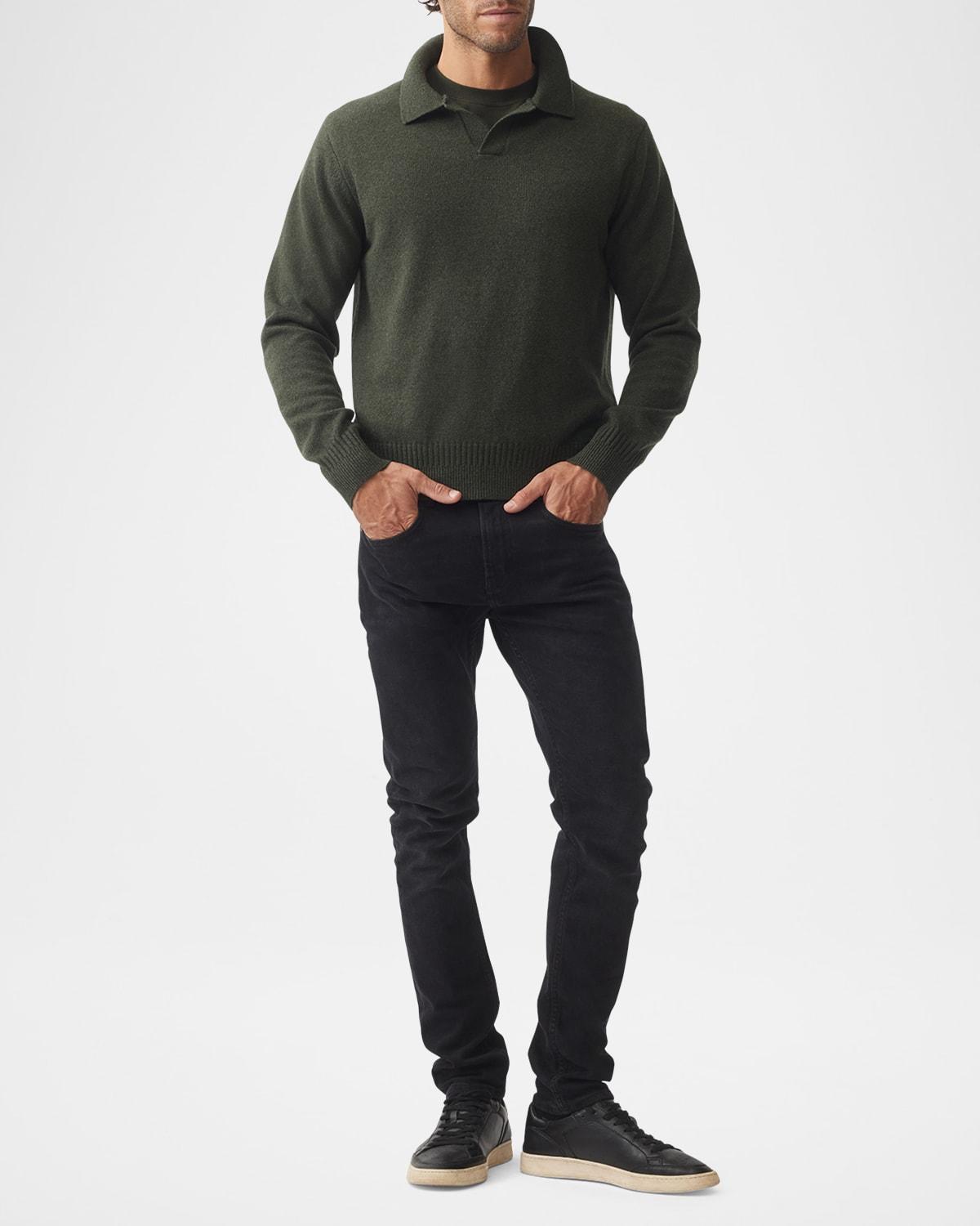 Mens Kingswood Wool-Blend Polo Sweater Product Image