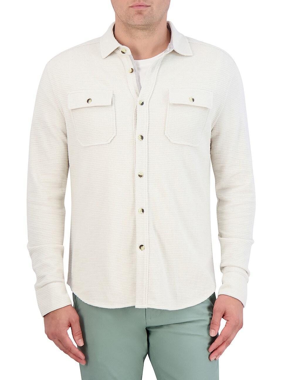 Robert Graham Brunner Knit Button-Up Shirt Product Image