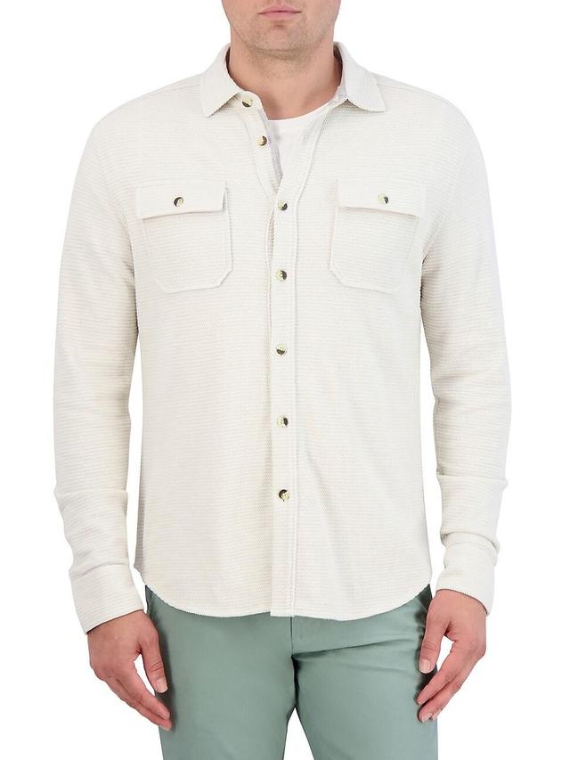 Robert Graham Brunner Knit Button-Up Shirt Product Image