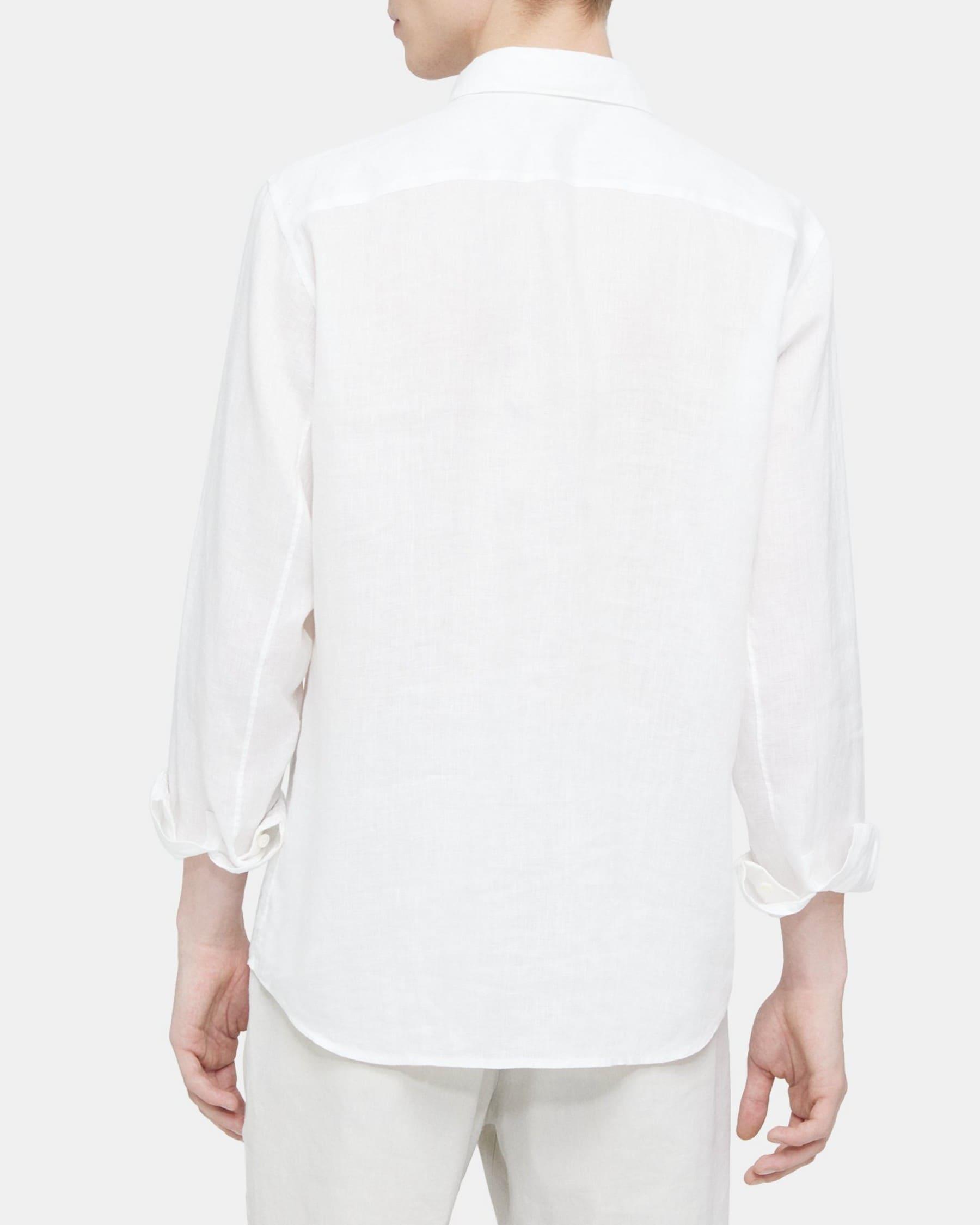 Standard-Fit Shirt in Relaxed Linen Product Image