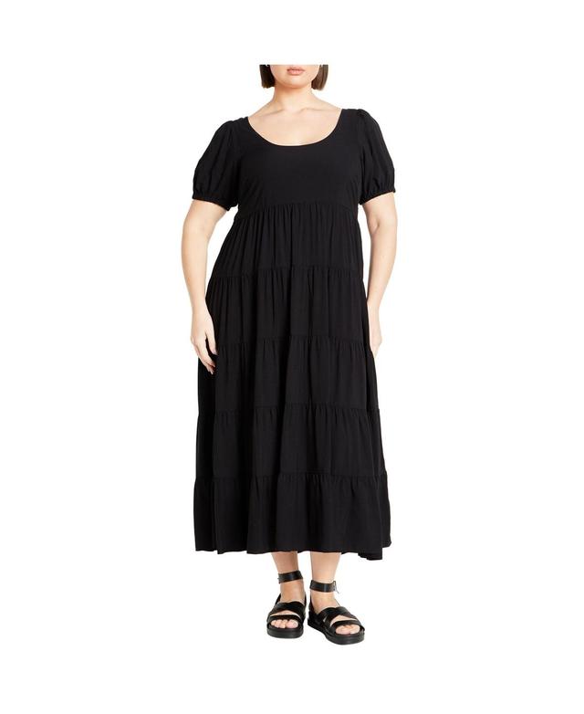 City Chic Womens Mila Plain Dress Product Image