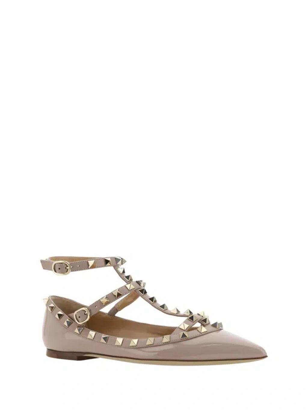 Rockstud Ballerinas In Poudre Product Image