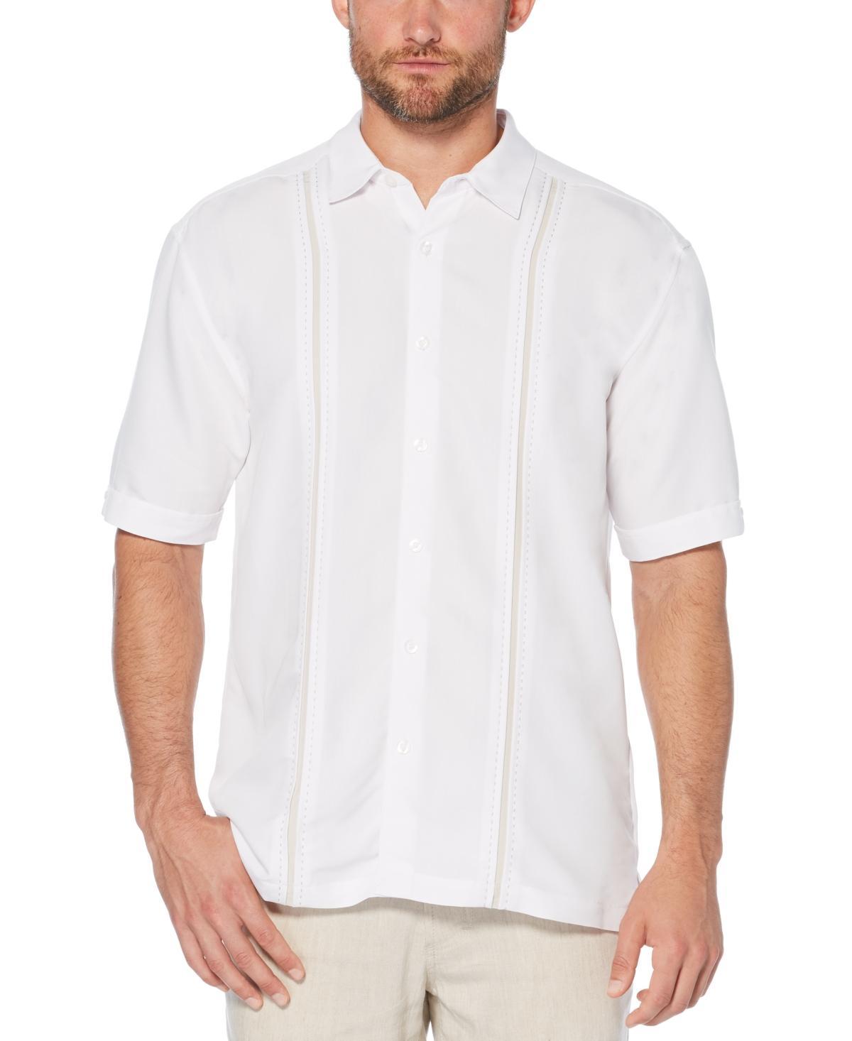 Cubavera Mens Big & Tall Stripe Short Sleeve Shirt Product Image