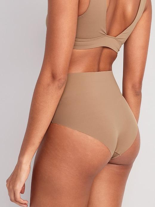 High-Waisted No-Show Brief Underwear Product Image