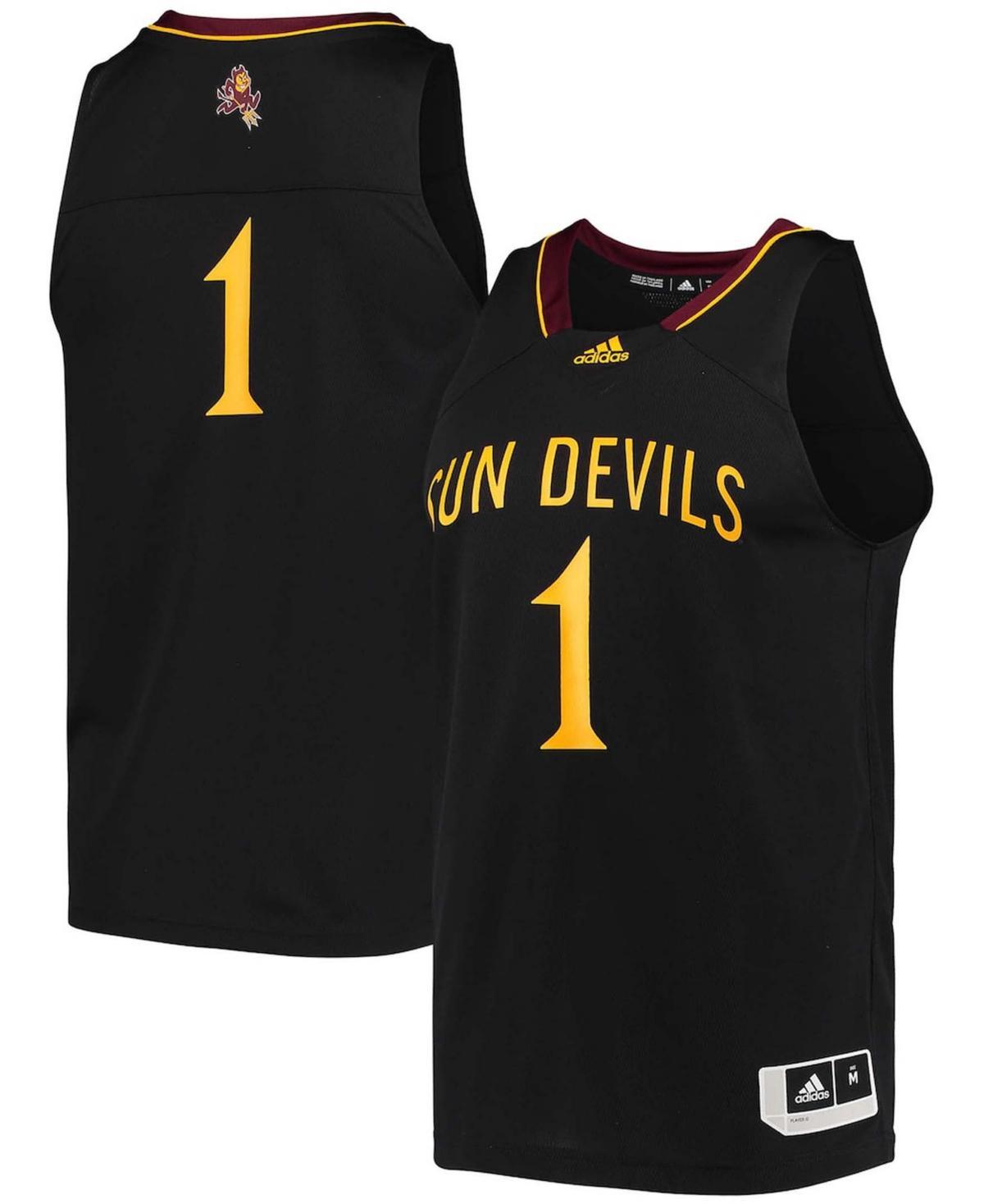 Mens #1 Black Arizona State Sun Devils Reverse Retro Jersey - Black Product Image