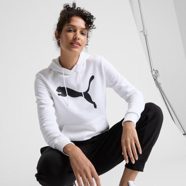 PUMA Essentials Big Cat Logo Women's Hoodie Product Image