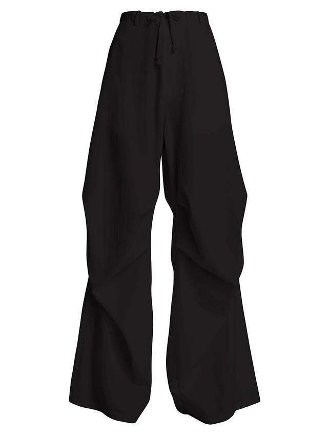 Womens Twill Draped Pants Product Image