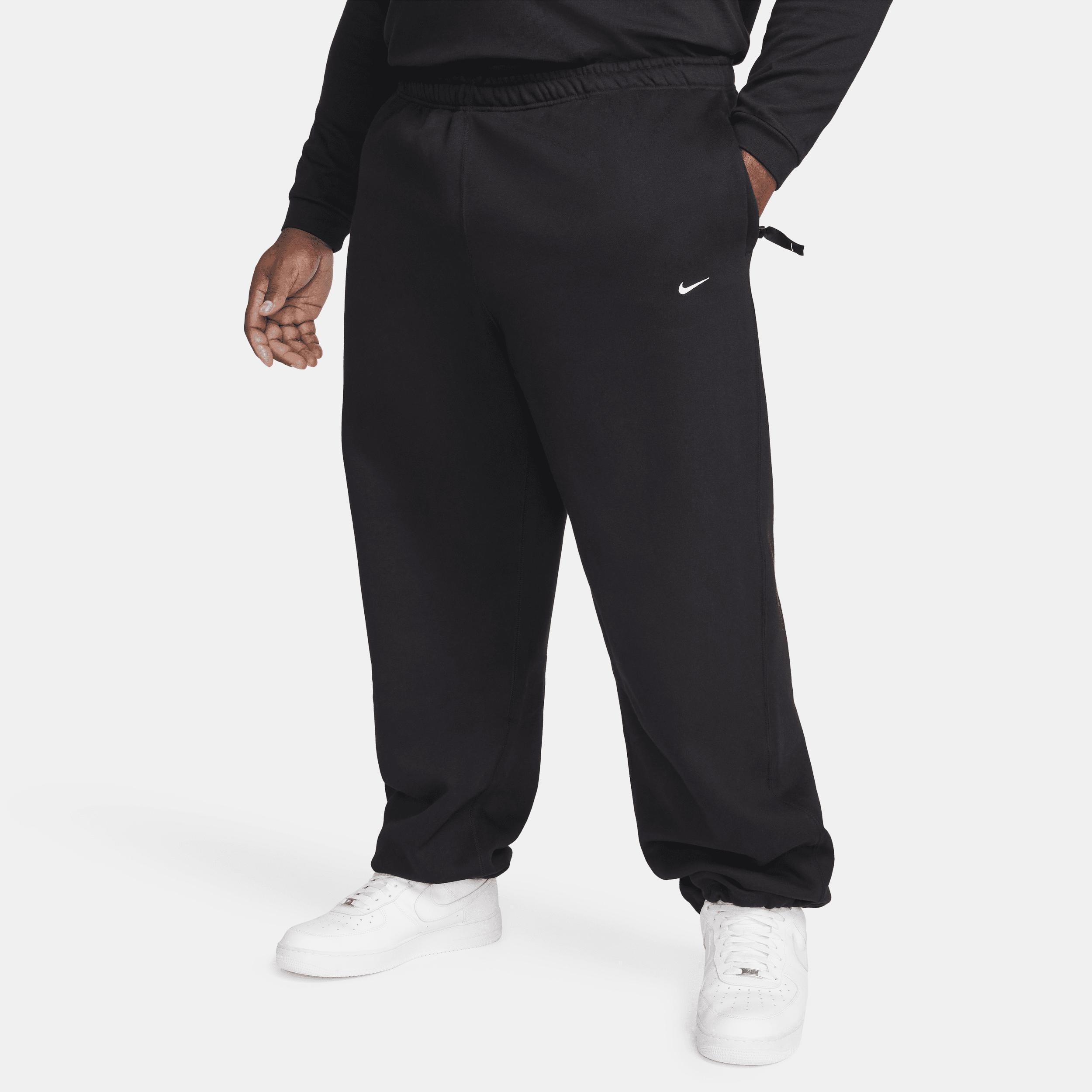 Nike Men's Solo Swoosh Open-Hem Fleece Pants Product Image