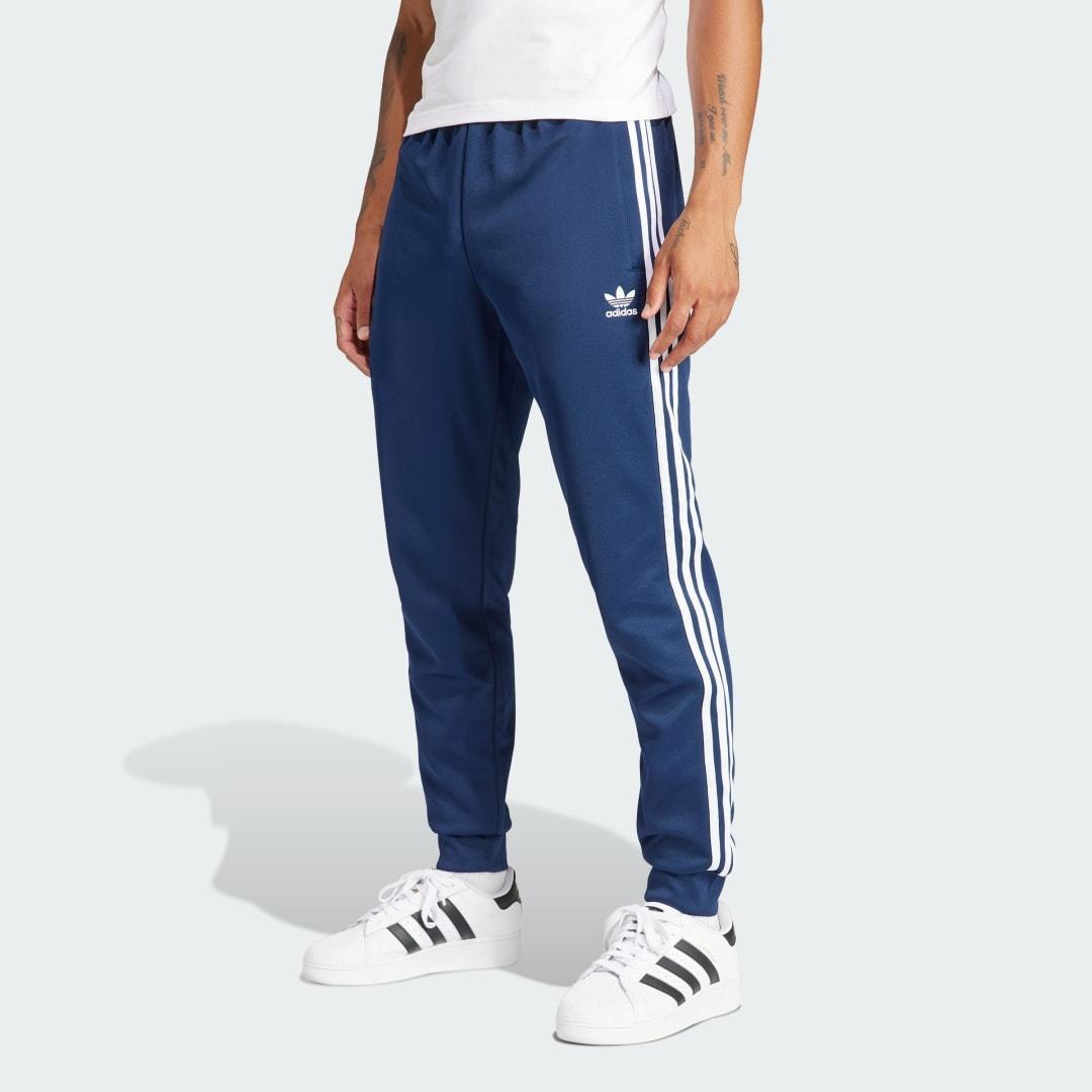 adidas Originals Mens adidas Originals Adicolor Superstar Track Pants - Mens Black/White Product Image