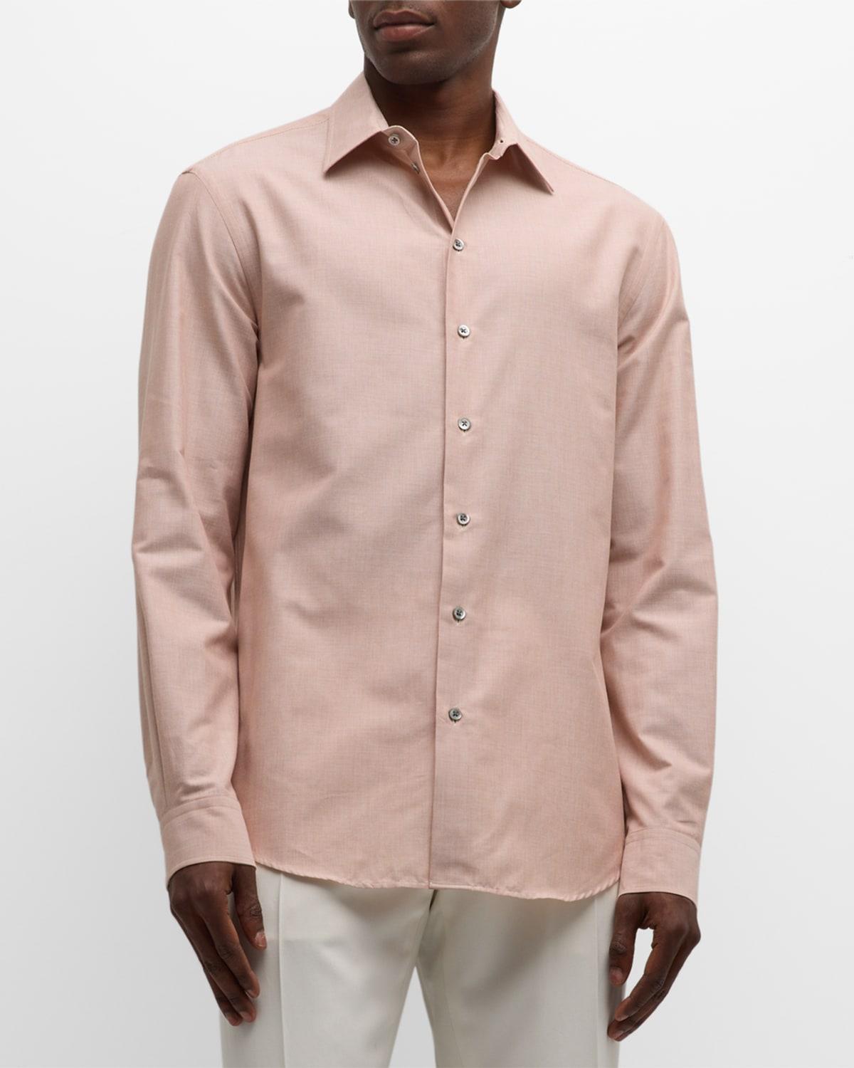 Mens Cotton Long-Sleeve Shirt Product Image