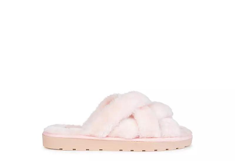 Journee Collection Womens Quiet Crisscross Slippers Product Image