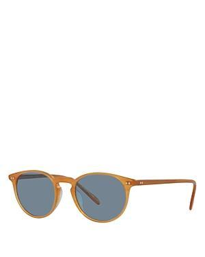 Oliver Peoples Riley 49mm Round Sunglasses Product Image