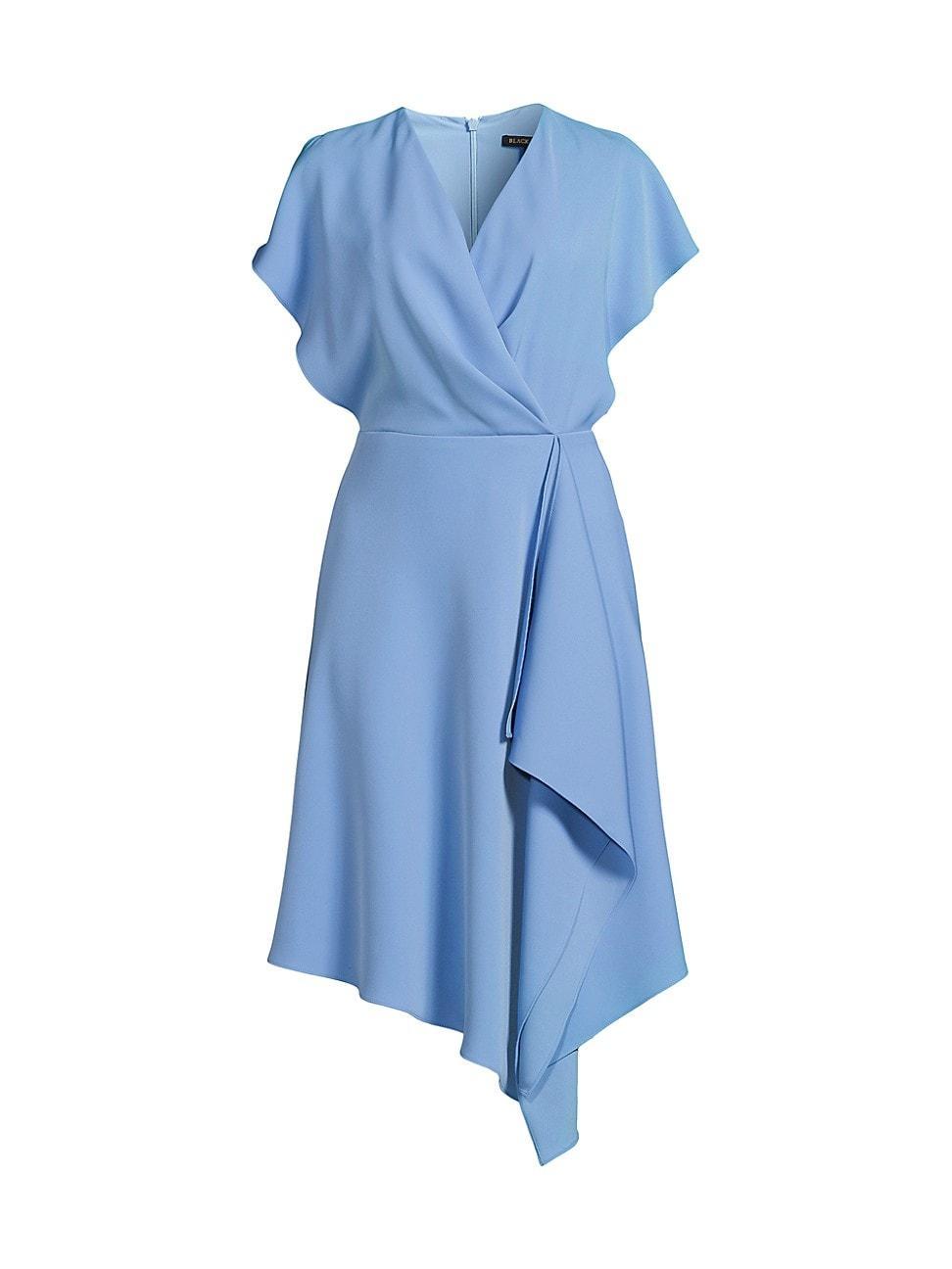 Womens Marley Satin Draped Asymmetric Dress Product Image