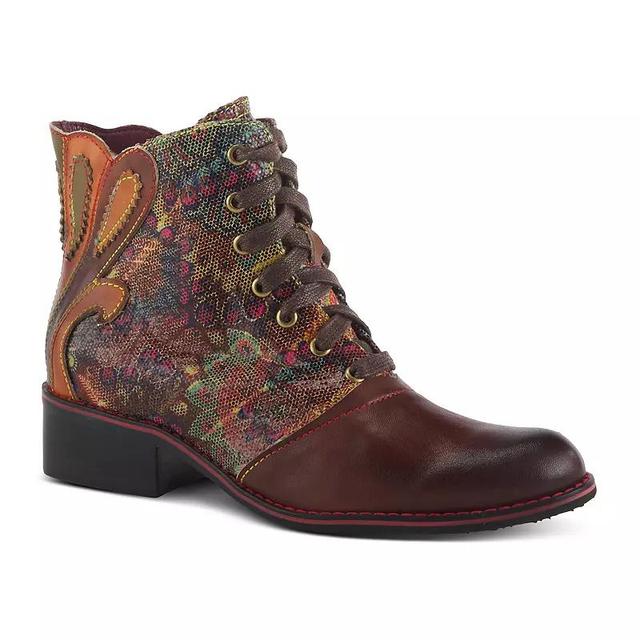 LArtiste by Spring Step Benatar Bootie | Womens | Brown Multicolor | Size EU 41 / US 9.5-10 | Boots | Block Product Image