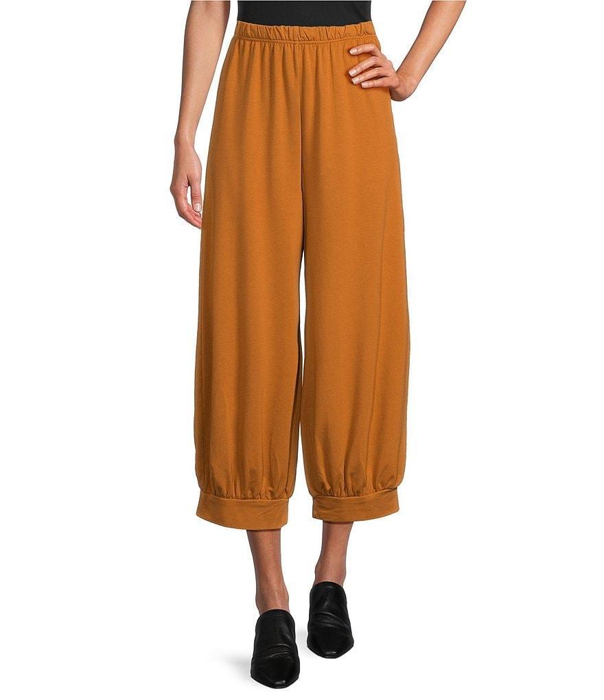 Bryn Walker Wyatt Bamboo French Terry Wide Leg Coordinating Pull-On Pants Product Image