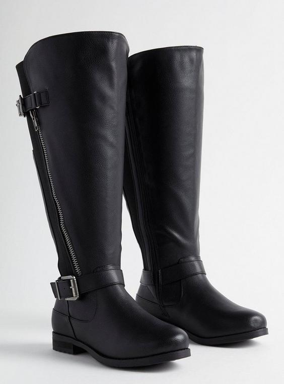 Wide Side Buckle Knee Boot (WW) product image