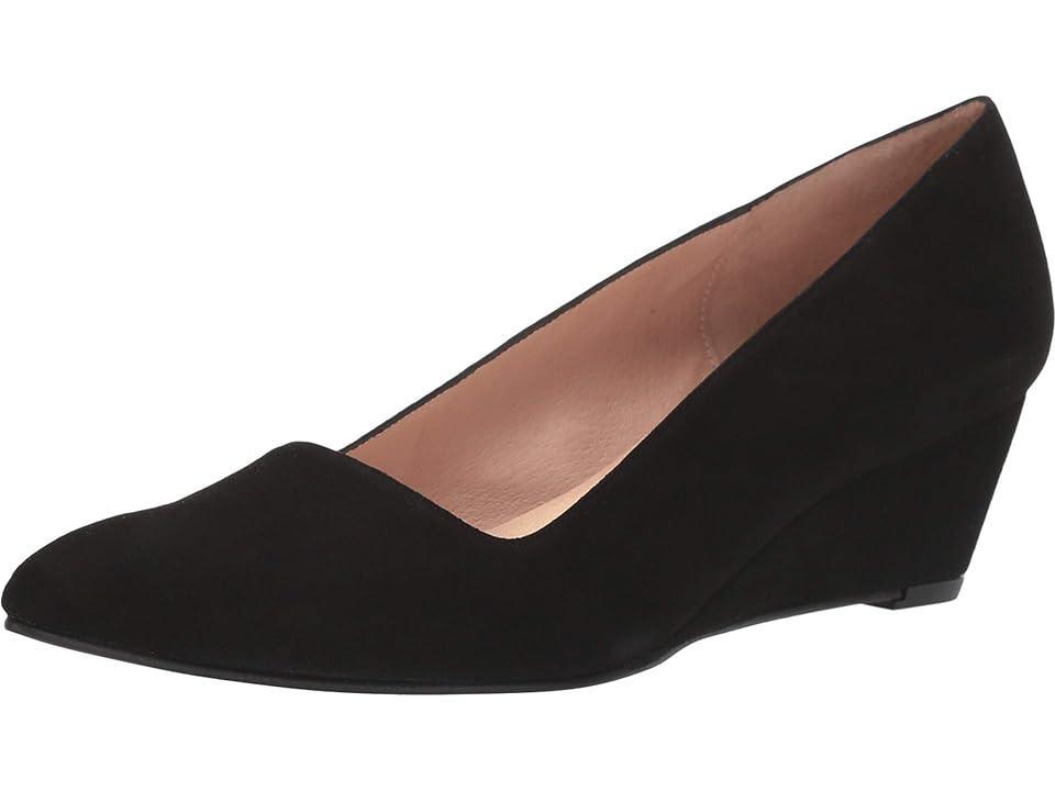 French Sole Clap (Black Suede) Women's Shoes Product Image