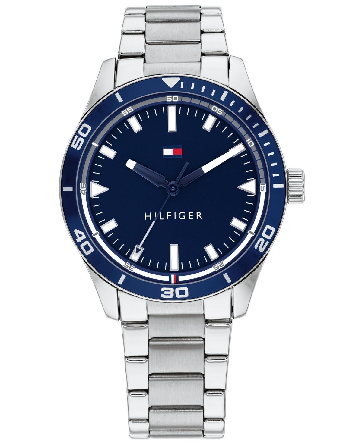 Tommy Hilfiger Mens Stainless Steel Bracelet Watch 44mm - Silver Product Image