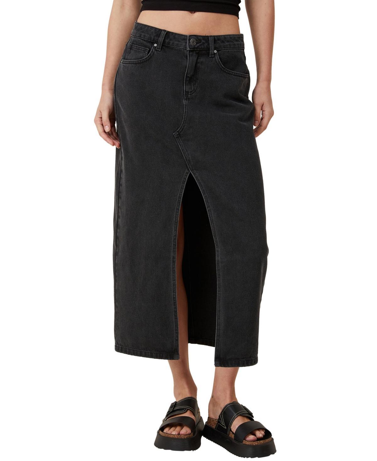 Cotton On denim maxi skirt Product Image