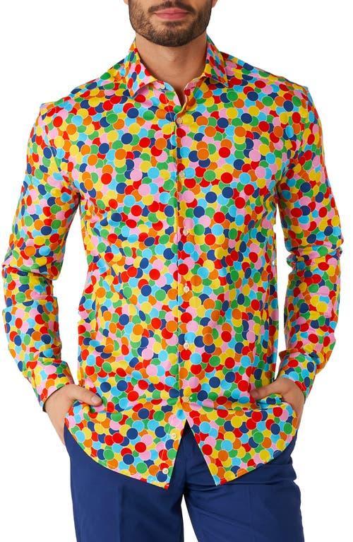 OppoSuits Confetteroni Stretch Button-Up Shirt Product Image