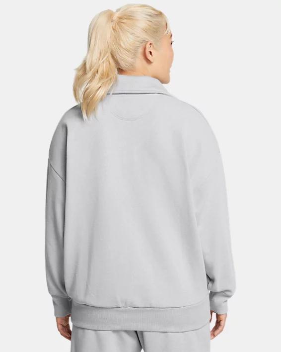 Women's UA Icon Heavyweight Terry Oversized ¼ Zip Product Image