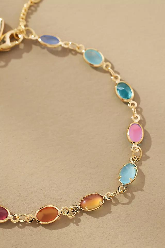 Infinity Glass Stone Bracelet Product Image