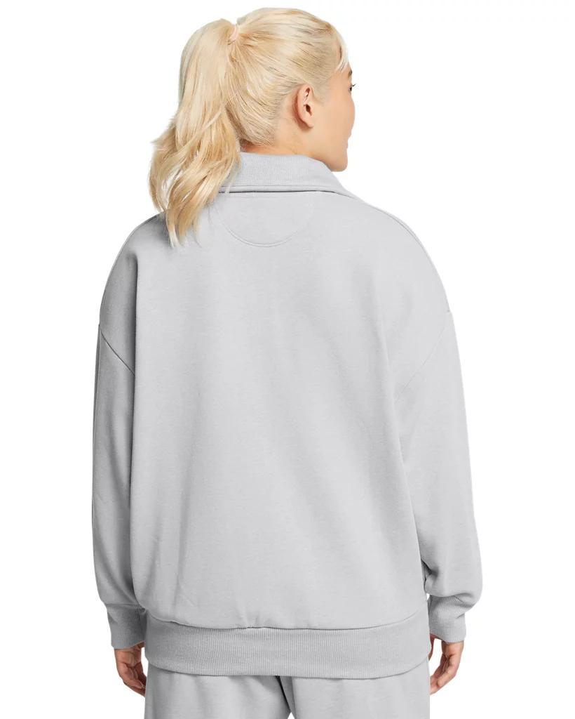 Women's UA Icon Heavyweight Terry Oversized ¼ Zip Product Image