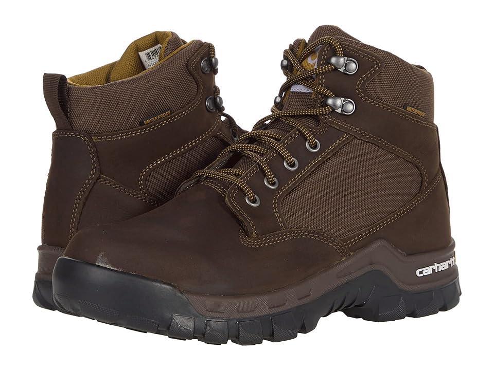 Carhartt Rugged Flex 6 Waterproof Steel Toe (Chocolate Oil Tanned) Men's Shoes Product Image